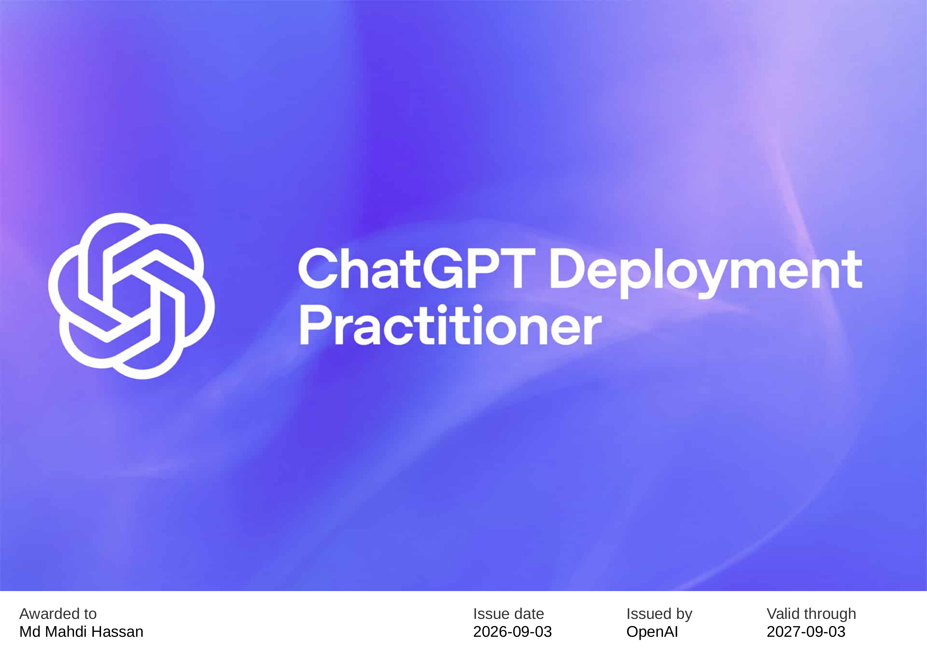 ChatGPT Deployment Practitioner