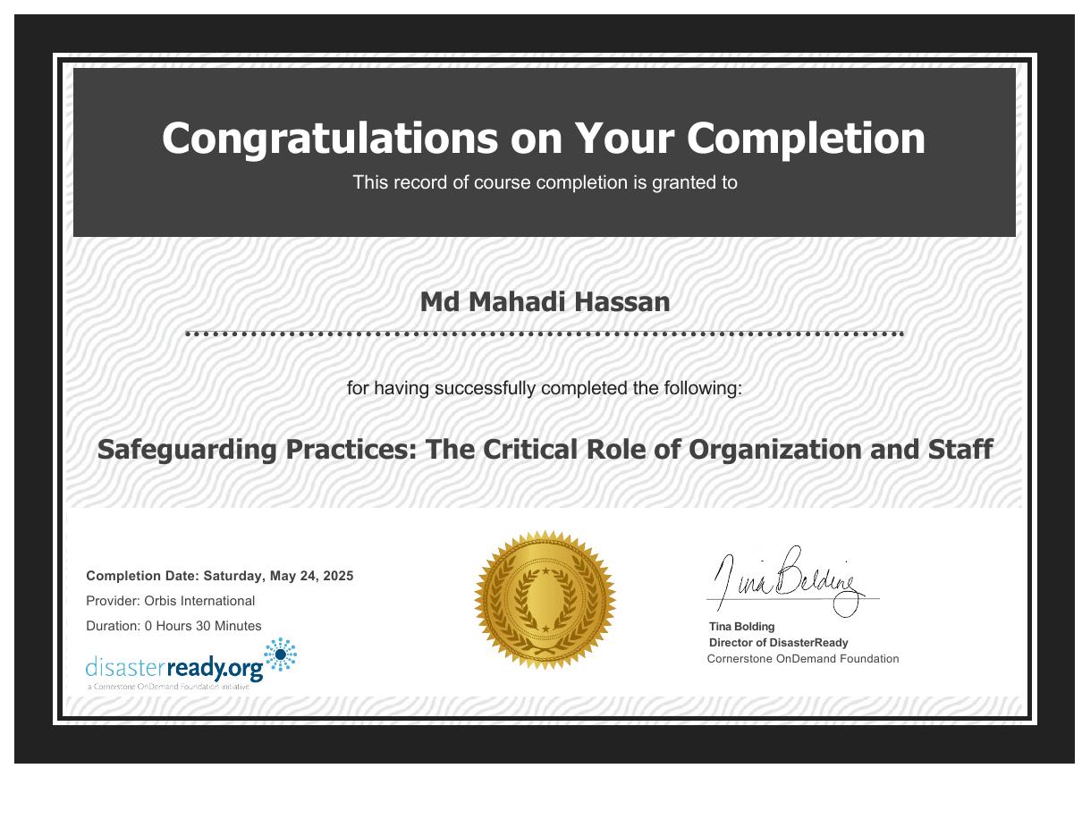 Safeguarding Practices: The Critical Role of Organization and Staff